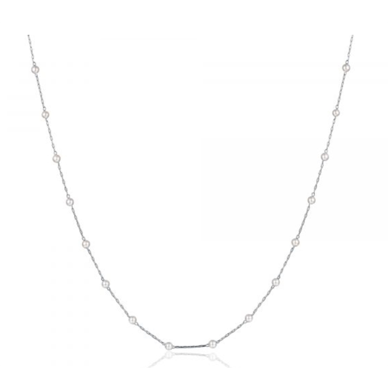 BRAND GIOIELLI PERLE DI LUNA COLLANA IN MADREPERLA E SFERE ALTERNATE BRAND GIOIELLI PERLE DI LUNA COLLANA IN MADREPERLA E SFERE ALTERNATE