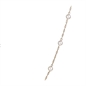 BRAND GIOIELLI PERLE DI LUNA COLLANA IN MADREPERLA E SFERE ALTERNATE PVD ORO