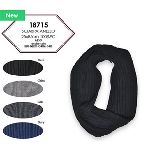 CHARRO SCIARPA ANELLO UOMO IN PC - 8033098164523-1 - 18715CHARRO-1