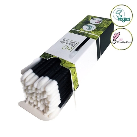 KALENTIN PENNELLO VEGANO MONOUSO PER CIGLIA E SOPRACCIGLIA 60PZ - EX000058-1 - 8008381225427-1