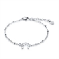 BRAND GIOIELLI SHINE BRACCIALE FERRO DI CAVALLO CON CRISTALLI BIANCHI