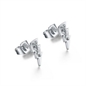 BRAND GIOIELLI SHINE ORECCHINI FULMINE CON CRISTALLI BIANCHI