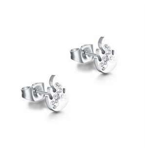 BRAND GIOIELLI SHINE ORECCHINI FIAMMA CON CRISTALLI BIANCHI - 19ER010-1 - 19ER010-1