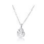 BRAND GIOIELLI SHINE COLLANA FIAMMA CON CRISTALLI BIANCHI