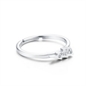 BRAND GIOIELLI SHINE ANELLO FULMINE REGOLABILE CON CRISTALLI BIANCHI MIS. 12/14 BRAND GIOIELLI SHINE ANELLO FULMINE REGOLABILE CON CRISTALLI BIANCHI MIS. 12/14