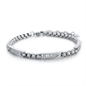 BRAND GIOIELLI EMPIRE BRACCIALE ACCIAIO CON INSERTI DI CRISTALLI BIANCHI BRAND GIOIELLI EMPIRE BRACCIALE ACCIAIO CON INSERTI DI CRISTALLI BIANCHI