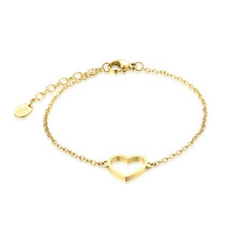 BRAND GIOIELLI GOOD FEELING BRACCIALE CUORE PICCOLO IN PVD ORO BRAND GIOIELLI GOOD FEELING BRACCIALE CUORE PICCOLO IN PVD ORO