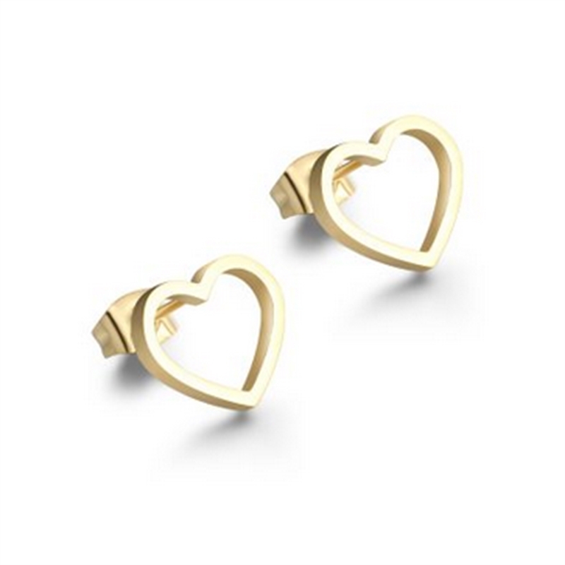 BRAND GIOIELLI GOOD FEELING ORECCHII CON CUORE VUOTO PICCOLO A LOBO IN PVD ORO BRAND GIOIELLI GOOD FEELING ORECCHII CON CUORE VUOTO PICCOLO A LOBO IN PVD ORO
