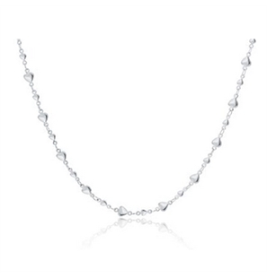 BRAND GIOIELLI GOOD FEELING COLLANA CATENA CUORI PICCOLI E GRANDI IN ACCIAIO - 03NK016-1 - 03NK016-1