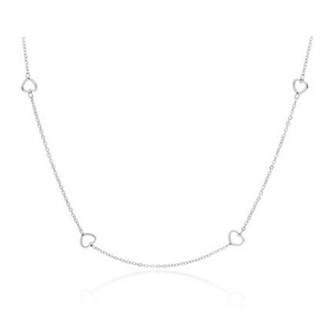 BRAND GIOIELLI GOOD FEELING COLLANA 8 CUORI 8CM - 03NK019-1 - 03NK019-1