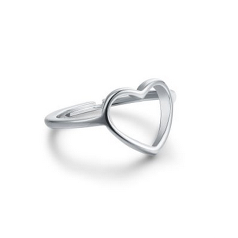 BRAND GIOIELLI GOOD FEELING ANELLO CUORE VUOTO IN ACCIAIO MIS. 15/17