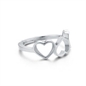 BRAND GIOIELLI GOOD FEELING ANELLO CON 3 CUORI VUOTI IN ACCIAIO MIS. 15/17