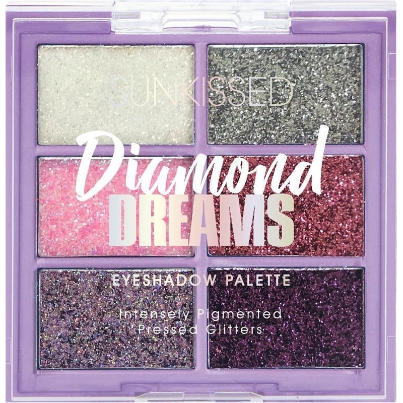 SUNKISSED DIAMOND DREAMS EYESHADOW PALETTE 6 OMBRETTI GLITTERATI