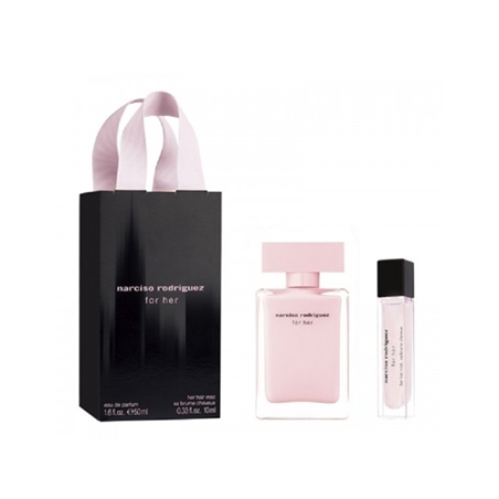 NARCISO RODRIGUEZ FOR HER COFFRET EDP 100 ML + EDP 10ML - 342347014378-1 - 3423478817357-1