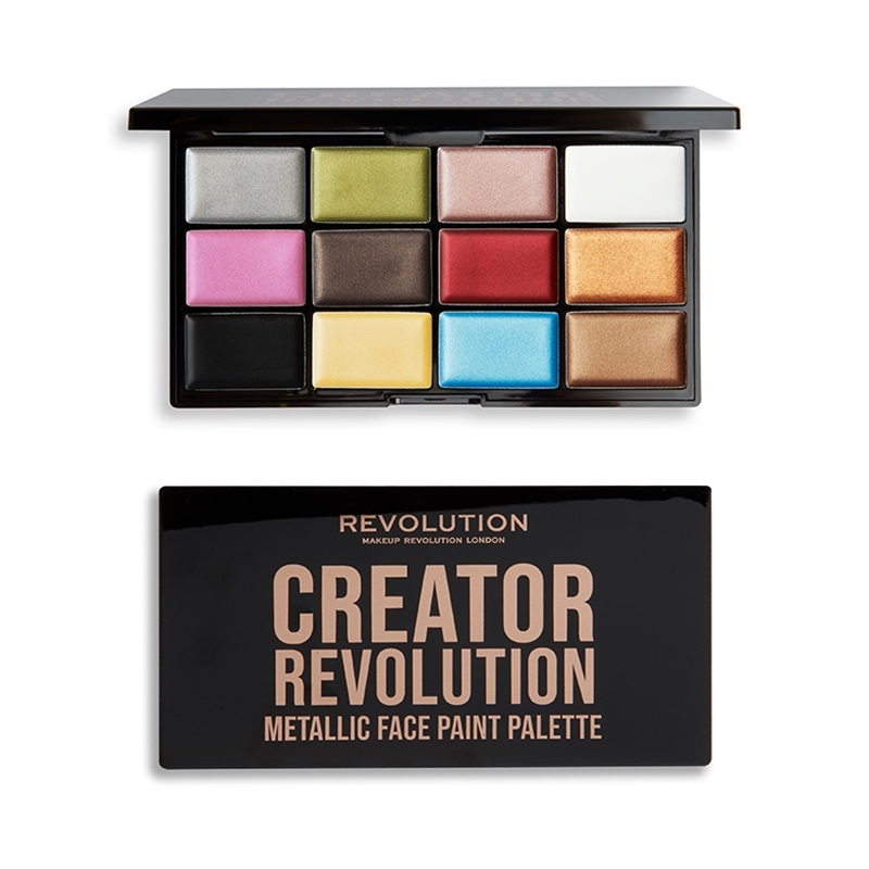 REVOLUTION MAKEUP SFX PALETTE DI 12 COLORI PAINT PER IL VISO