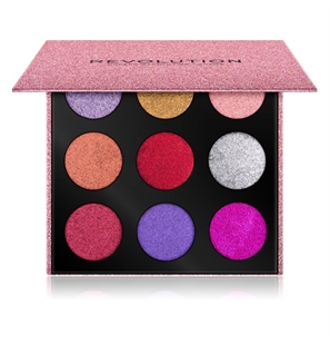 REVOLUTION MAKEUP PALETTE OMBRETTI PRESSED GLITTER DIVA - 5057566120654-1 - 5057566120654-1