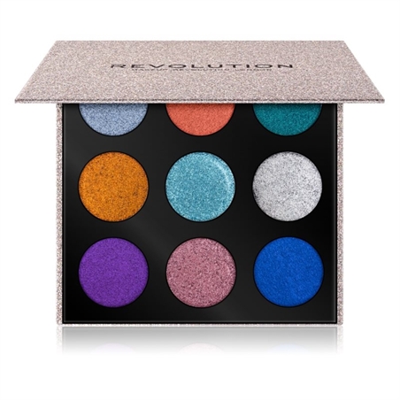 REVOLUTION MAKEUP PALETTE OMBRETTI PRESSED GLITTER ILLUSION - 5057566120661-1 - 5057566120661-1