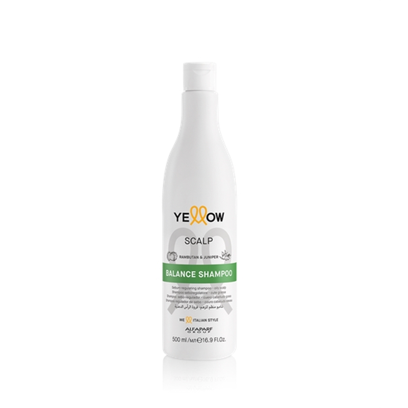 ALFAPARF YELLOW BALANCE SHAMPOO SEBOREGOLATORE PER CUTE GRASSA 500ML