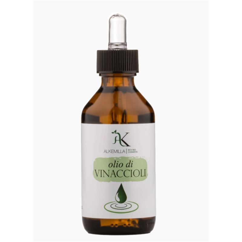 ALKEMILLA OLIO VEGETALE BIO DI VINACCIOLI 100ML ALKEMILLA OLIO VEGETALE BIO DI VINACCIOLI 100ML