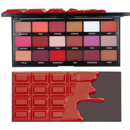REVOLUTION MAKEUP PALETTE OMBRETTI I HEART REVOLUTION CHOCOLATE BLOOD - 5057566158145-1 - 5057566158145-1