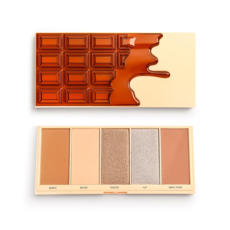 REVOLUTION MAKEUP PALETTE OMBRETTI I HEART REVOLUTION PRALINE CHOCOLATE