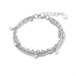 BRAND GIOIELLI LAYERS BRACCIALE TRIPLO FILO CON CUORI BRAND GIOIELLI LAYERS BRACCIALE TRIPLO FILO CON CUORI