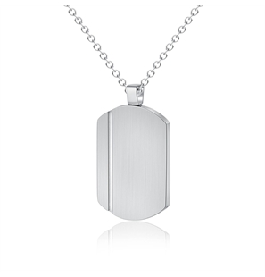 BRAND GIOIELLI COLLANA CON TARGA ARGENTO - 53NK004-1 - 53NK004-1