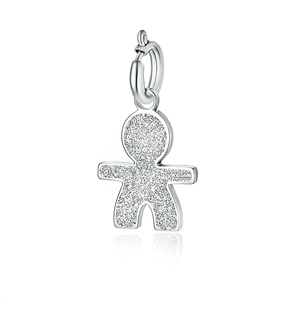 BRAND GIOIELLI CHARME BIMBO PICCOLO CON GLITTER - 08CH007-1 - 08CH007-1