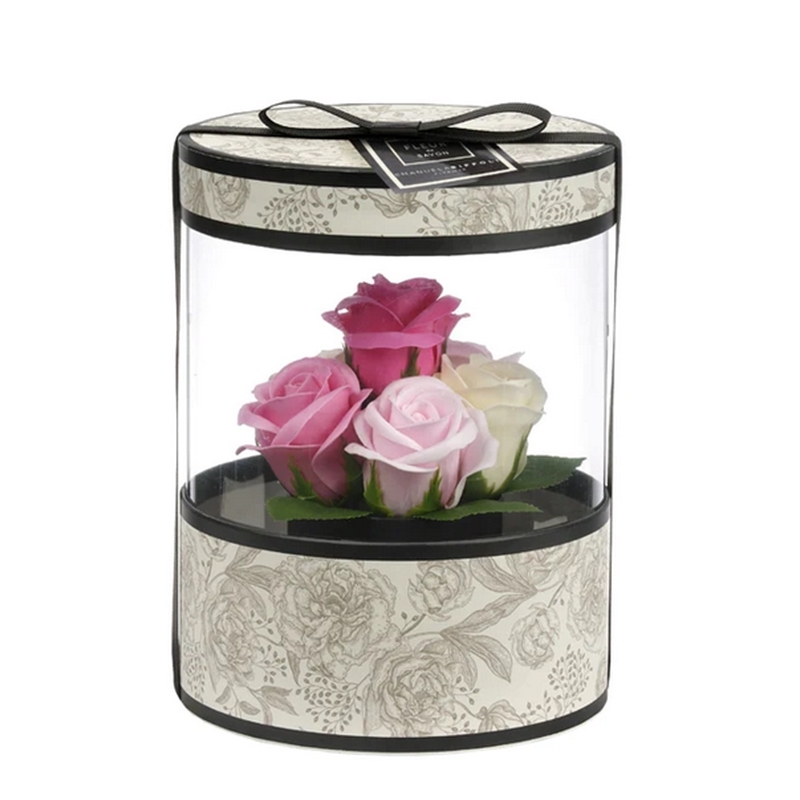 BIFFOLI FIORI SAPONE IN SCATOLA CILINDRO