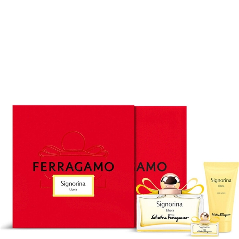 FERRAGAMO SIGNORINA LIBERA EDP 100ML + EDP 5 ML + B/L 100ML