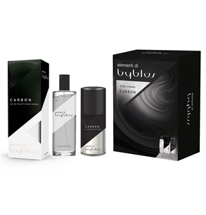 BYBLOS COFFRET CARBON SENSATION FOR MEN EDT 120 ML + DEO SPRAY 150ML - 8007033791938-1 - 8007033791938-1
