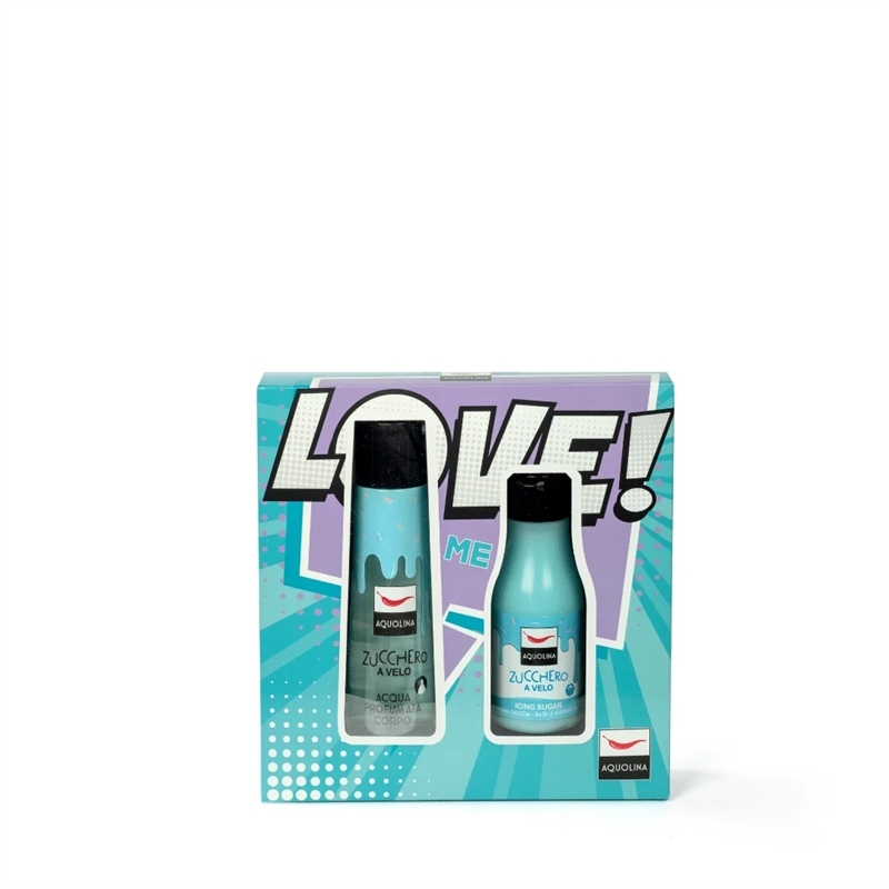 AQUOLINA SET LOVE ME ZUCCHERO A VELO AP 150ML E SG 125ML