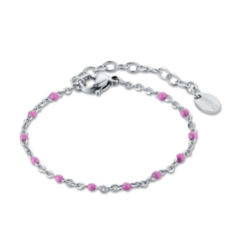 BRAND GIOIELLI INCANTO BRACCIALE CATENA SMALTO VIOLA BRAND GIOIELLI INCANTO BRACCIALE CATENA SMALTO VIOLA