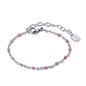 BRAND GIOIELLI INCANTO BRACCIALE CATENA SMALTO VIOLA BRAND GIOIELLI INCANTO BRACCIALE CATENA SMALTO VIOLA
