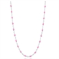 BRAND GIOIELLI INCANTO COLLANA CATENA SMALTO ROSA