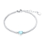 BRAND GIOIELLI ATTIMI BRACCIALE TENNIS CUORE AZZURRO BRAND GIOIELLI ATTIMI BRACCIALE TENNIS CUORE AZZURRO