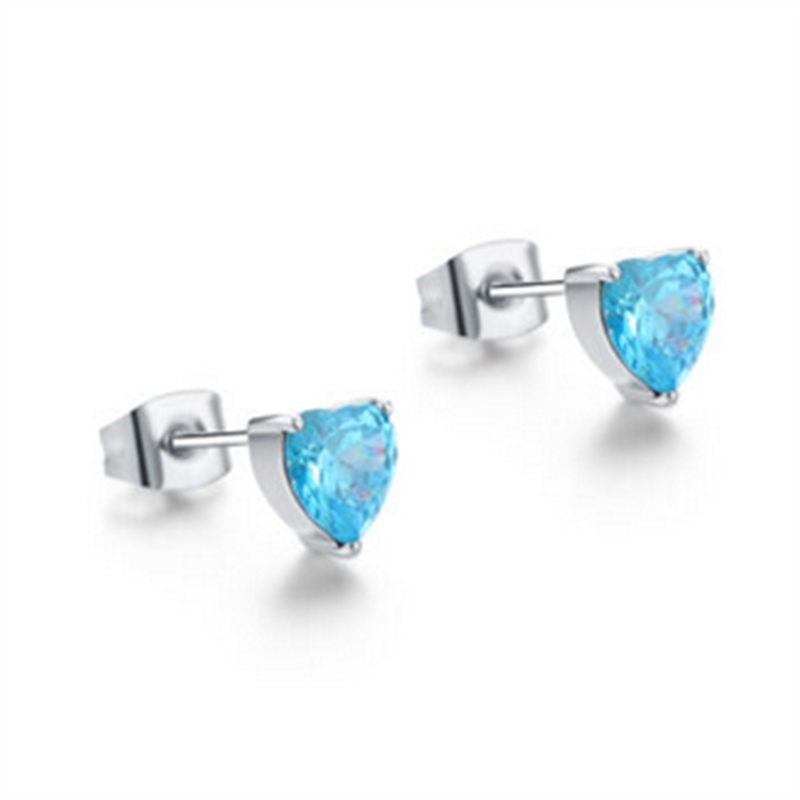 BRAND GIOIELLI ATTIMI ORECCHINI LOBO CUORE BLU BRAND GIOIELLI ATTIMI ORECCHINI LOBO CUORE BLU