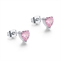 BRAND GIOIELLI ATTIMI ORECCHINI LOBO CUORE ROSA