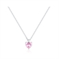 BRAND GIOIELLI ATTIMI COLLANA CON PENDENTE CRISTALLO A FORMA DI CUORE ROSA BRAND GIOIELLI ATTIMI COLLANA CON PENDENTE CRISTALLO A FORMA DI CUORE ROSA
