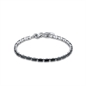 BRAND GIOIELLI METROPOLIS BRACCIALE TENNIS CON CRISTALLI NERI BRAND GIOIELLI METROPOLIS BRACCIALE TENNIS CON CRISTALLI NERI