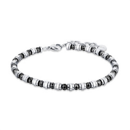 BRAND GIOIELLI METROPOLIS BRACCIALE EMATITE BULLONI E SFACCETTATA - 55BR014-1 - 55BR014-1