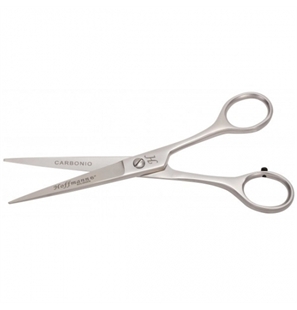 FORBICE PIATTA HOFFMANN LAME 6' IN CARBONIO A RASOIO E MICRODENTATA - 8034135950918-1 - HOFFORBPIATC6-1