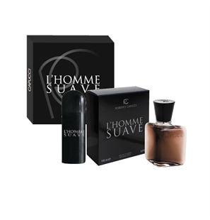 CAPUCCI COFFRET L'HOMME SUAVE EDT 100ML + DEO - 8054956593774-1 - 8054956591770-1