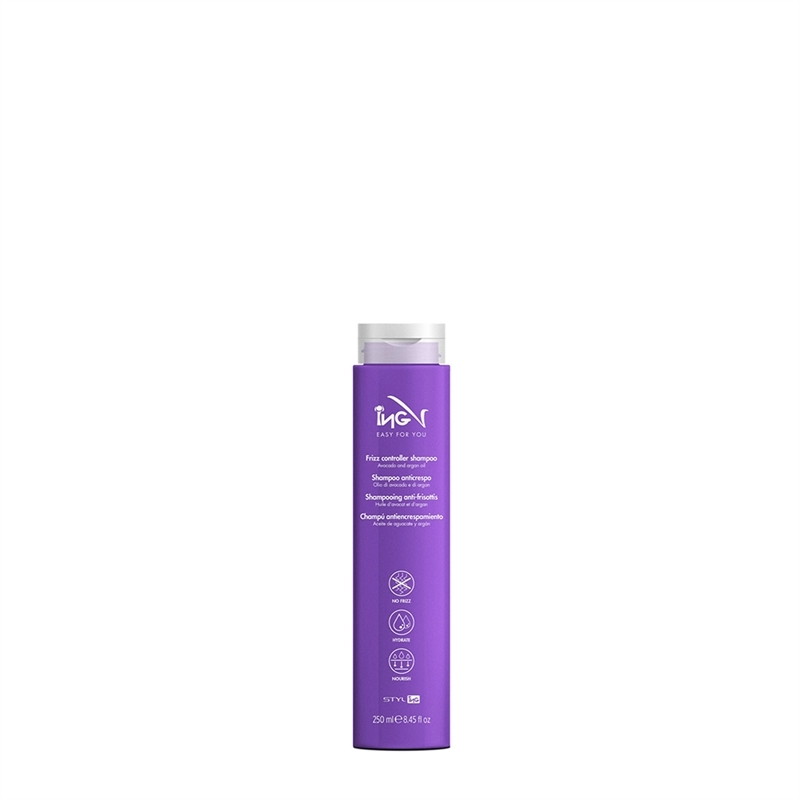 ING SHAMPOO ANTICRESPO CON OLIO DI AVOCADO E OLIO DI ARGAN 250 ML