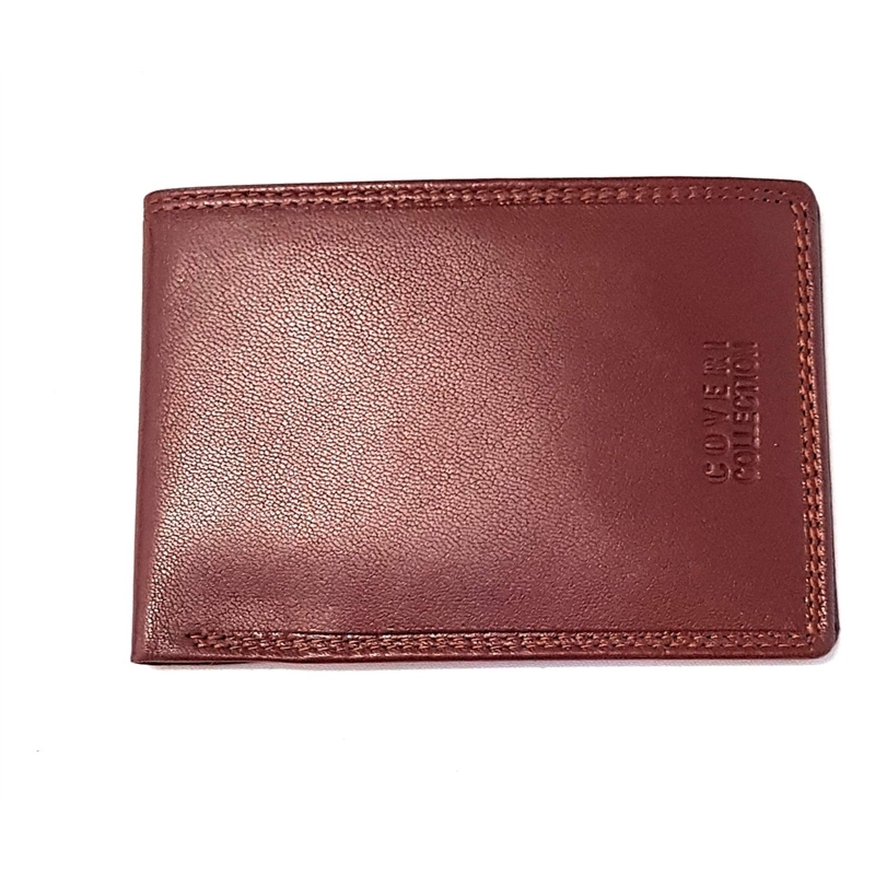 COVERI COLLECTION PORTAFOGLIO - PORTA ASSEGNI UOMO IN PELLE