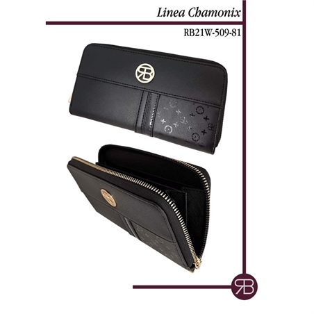 R. BALESTRA PORTAFOGLIO DONNA CHAMONIX NERO - 8013054786587-1 - RB21W-509-81-1
