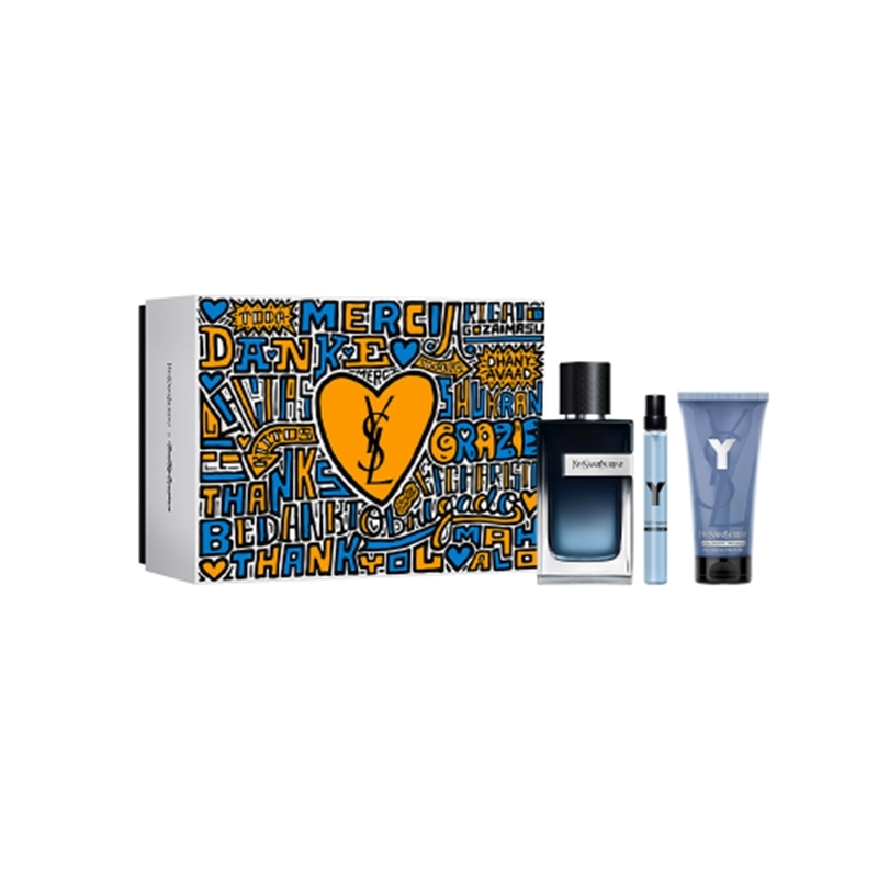 YVES SAINT LAURENT Y COFFRET EDP 100ML + EDP 10ML + GEL DOCCIA 50ML