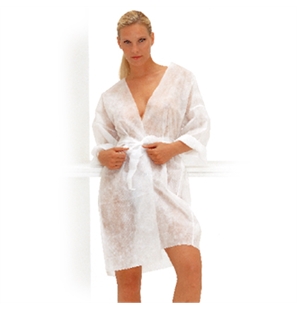 KIMONO MONOUSO TNT BIANCO GR.65 IMBUSTATO SING. CON TASCA E CINTA
