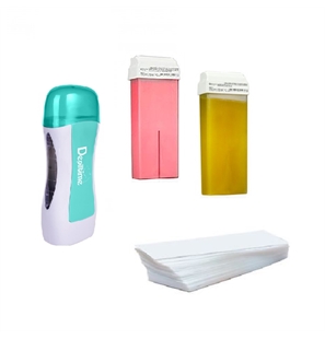 KIT DEPILAZIONE: SCALDARULLO 40W + 2 CERE + STRISCE 100PZ