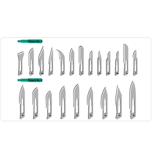 LAMA BISTURI STERILE INOX MONOUSO
